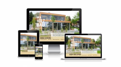 Der Holzbau - Landingpage